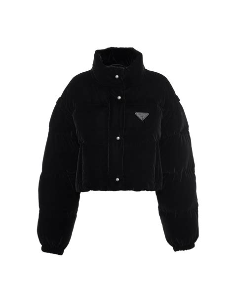 black prada puffer coat|Prada puffer jacket ladies.